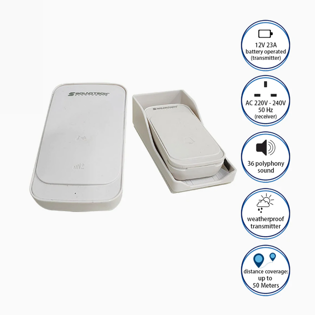 WIRELESS DIGITAL DOORBELL DA-211 - Maudire Distribution