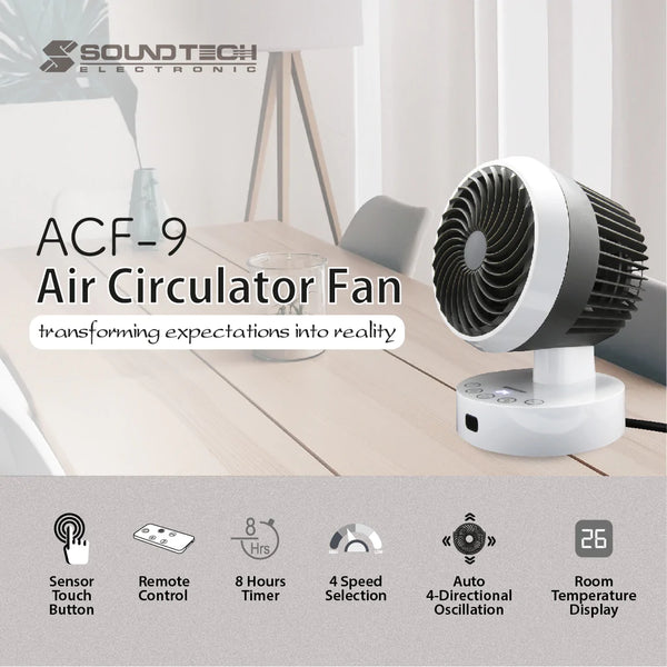 6 INCH AIR CIRCULATOR FAN ACF-9
