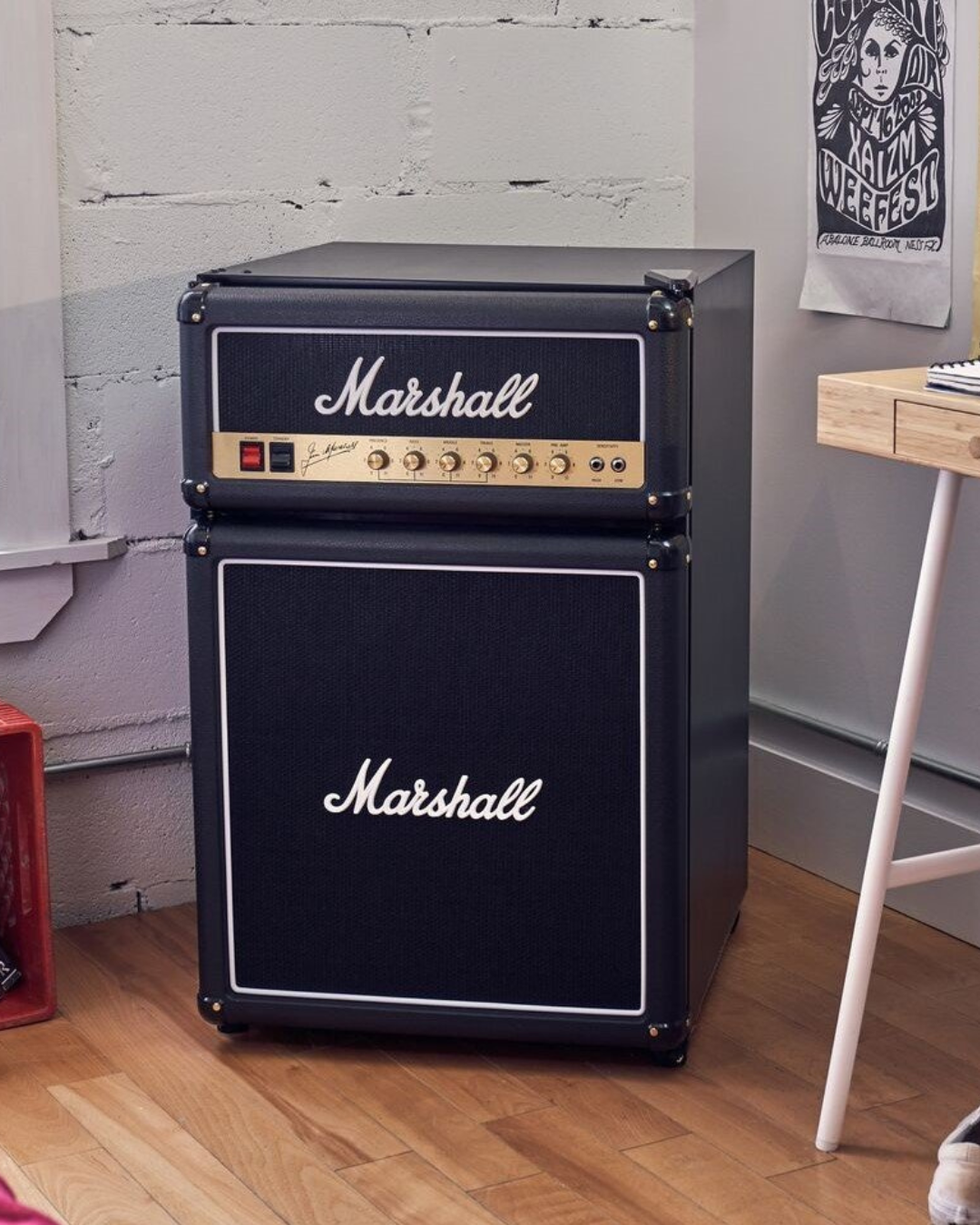 MARSHALL MF3.2BLK FRIDGE 77L BLACK EDITION Maudire Distribution