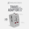 TRAVEL ADAPTOR WITH USB TA-669