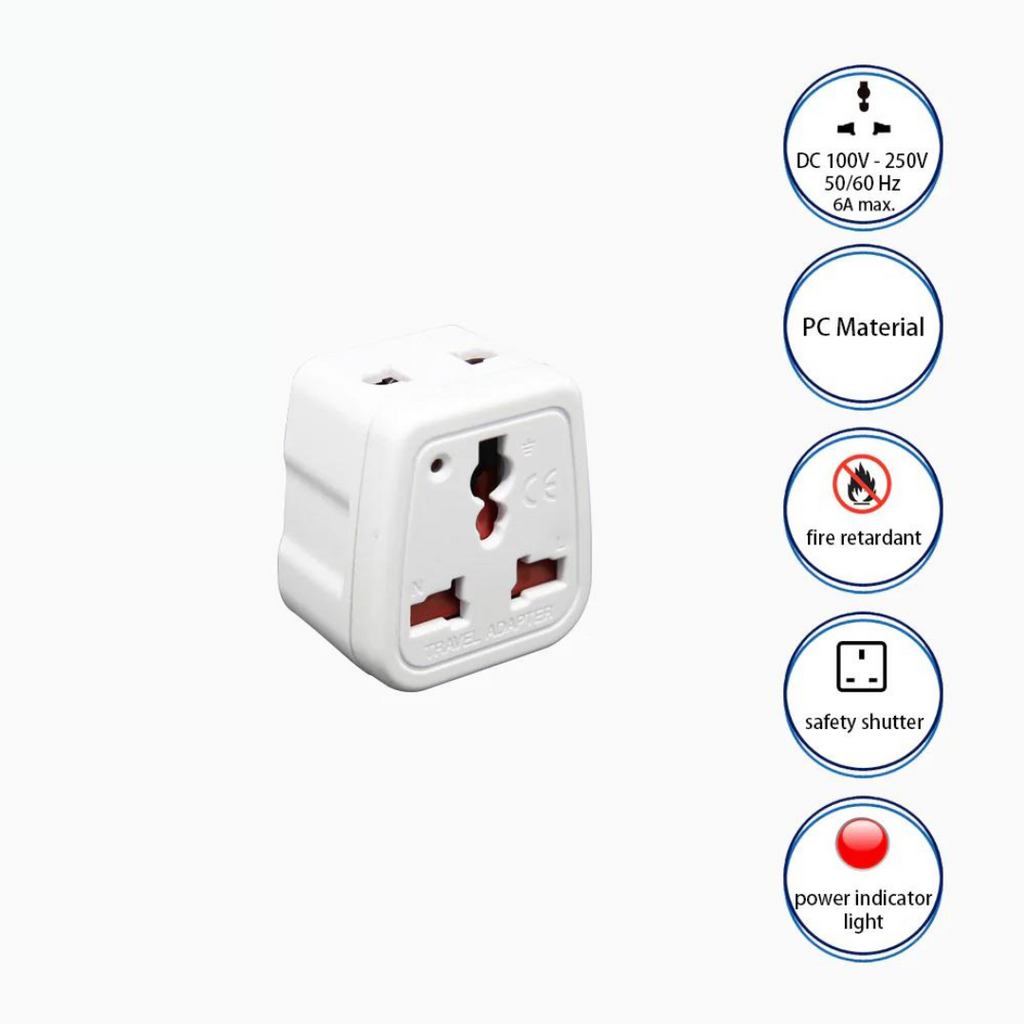 TRAVEL ADAPTOR (2PCS IN 1PACK) WP-2W